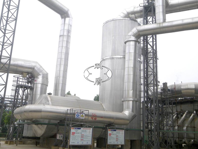 陽谷祥光銅業(yè)有限公司銅冶煉(二期)硫酸工程蝶環(huán)環(huán)式換熱器